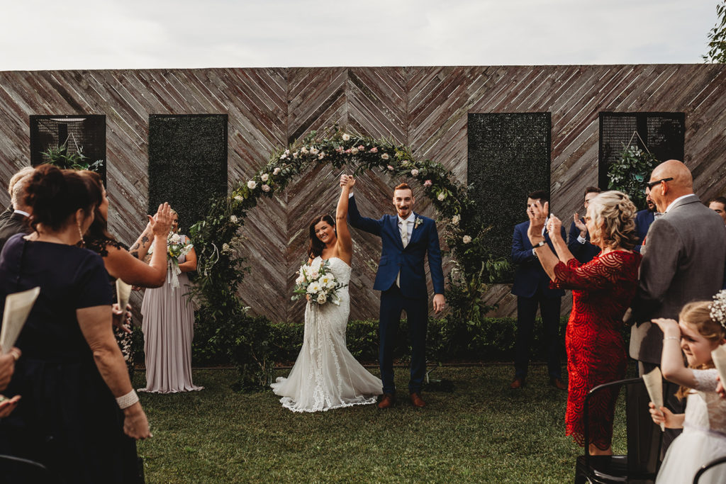 what getting married feels like: A triumphant cheer for the couple