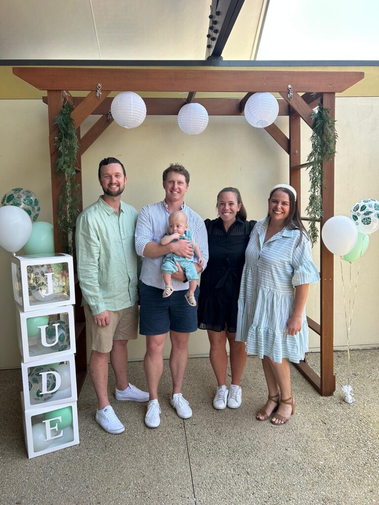 Parents and godparents for Baby Naming Medowie at Pacific Palms Golf Club