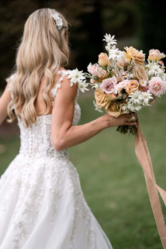 Stunning wedding bouquet at Redleaf Wollombi